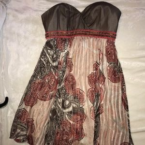 Strapless BCBG Maxazria dress